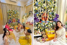 Shraddha Arya Celebrates Ganesh Chaturthi With Close Friends, See Pics