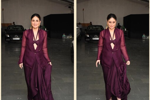 Kareena Kapoor Khan wows in a sangria co-ord set for the trailer launch of Jaane Jaan