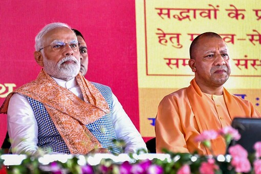 Chief Minister Yogi Adityanath visited Mathura on Sunday to take stock of the preparations for the Prime Minister’s visit (File Photo/PTI)