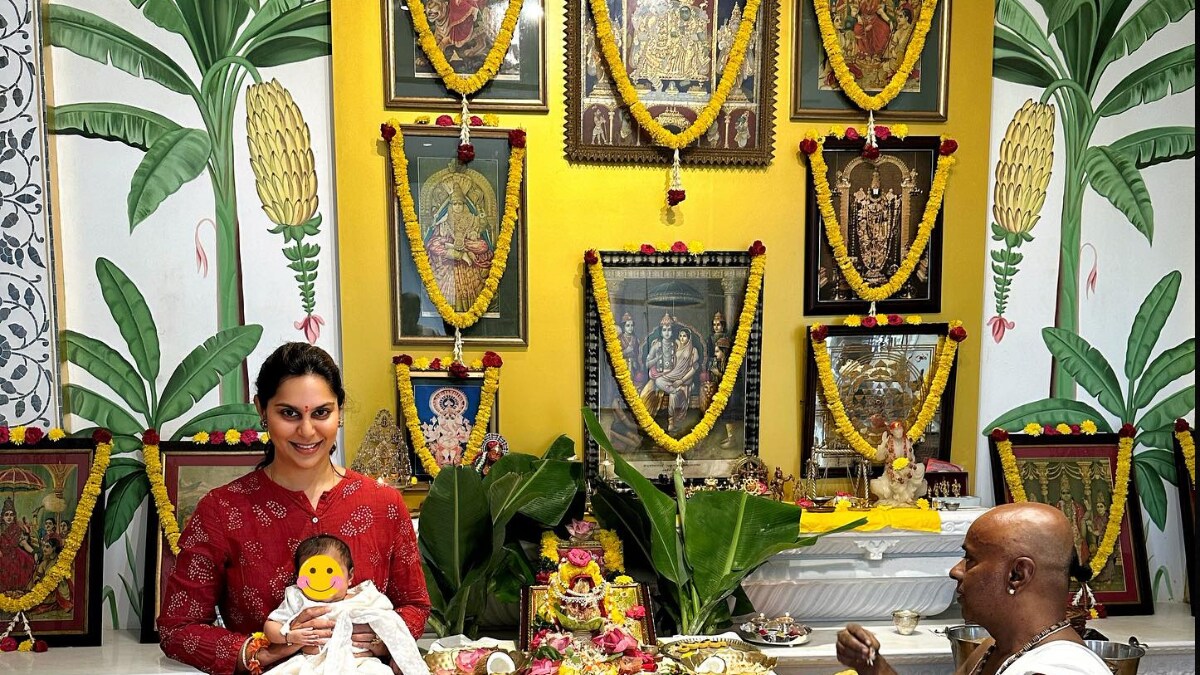 Upasana Celebrates First Varalakshmi Vratham With Daughter Klin Kaara; Ram Charan Reacts – News18