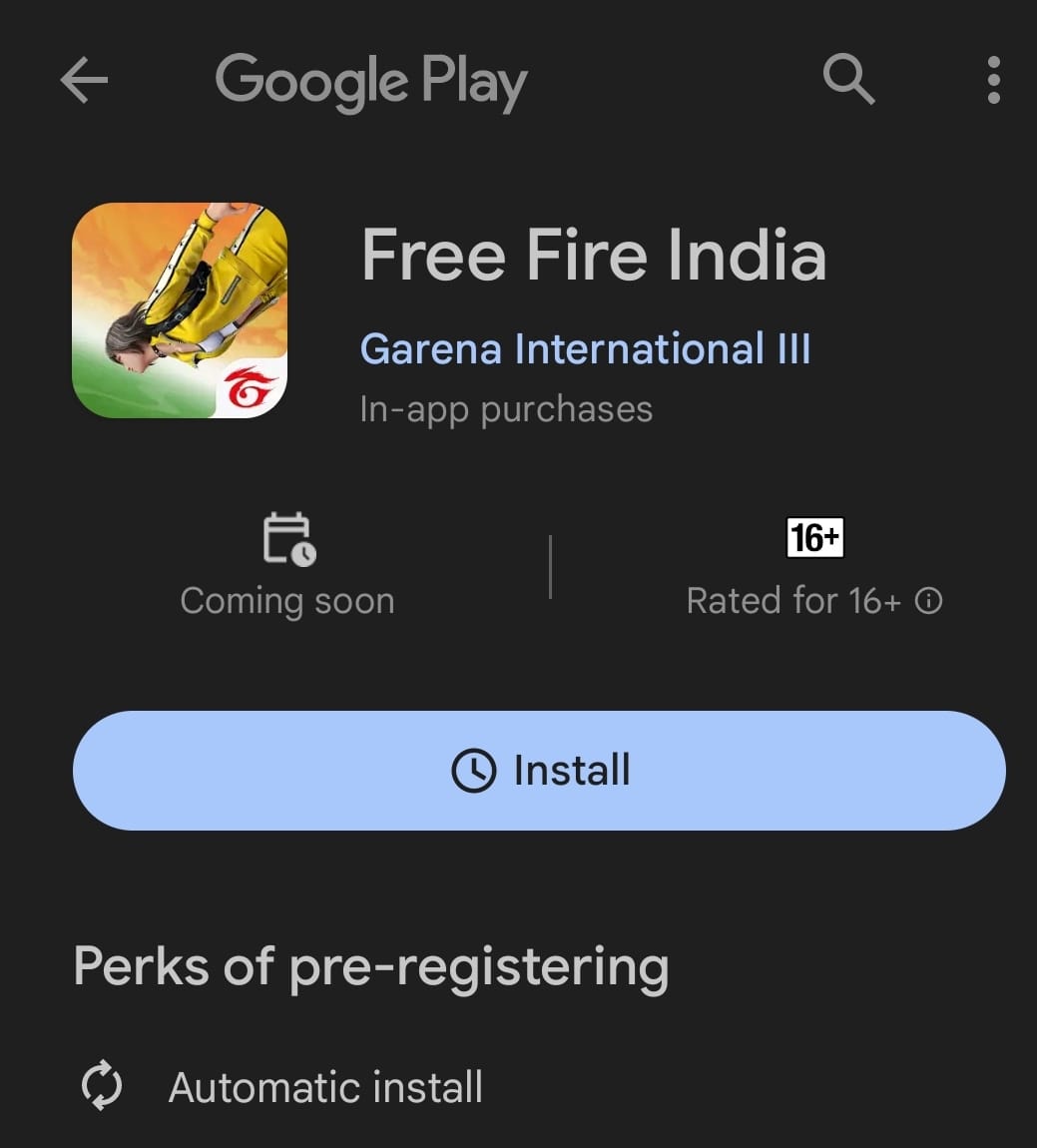 Garena Free Fire India Now Up For Pre-Registration On Android