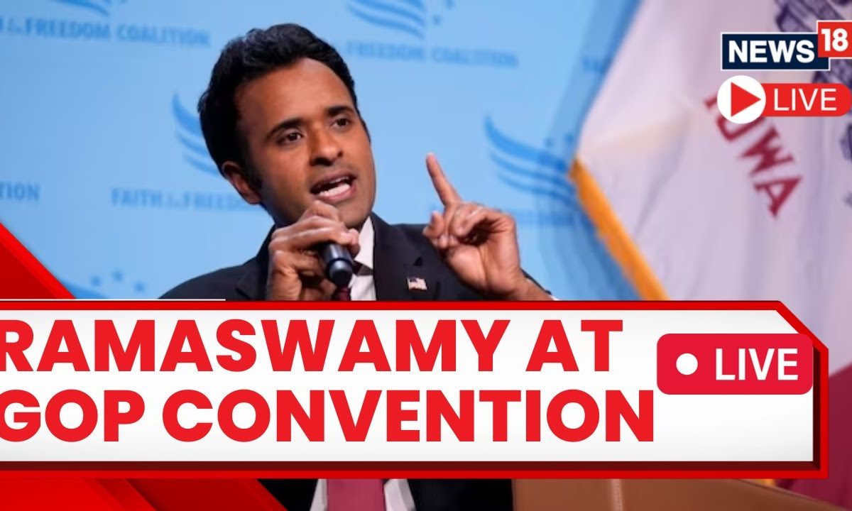 Ramaswamy Addresses GOP Convention | Vivek Ramaswamy Speech LIVE ...