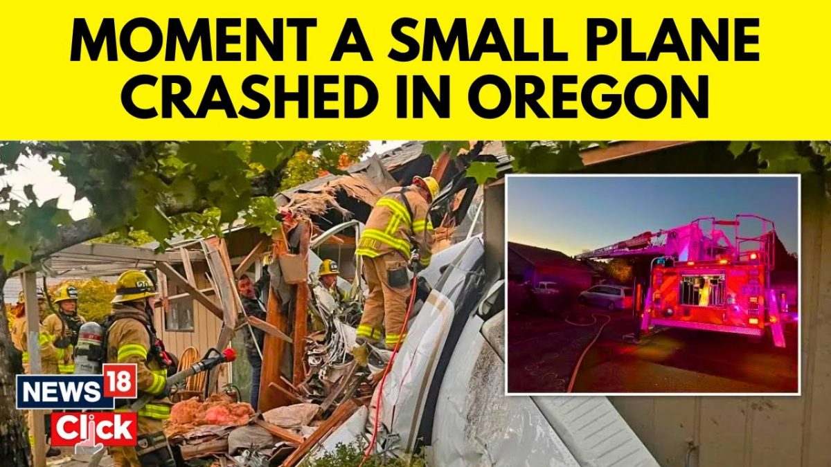 Plane Crash | Small Plane Spirals Out Of Sky And Crashes Into Oregon ...