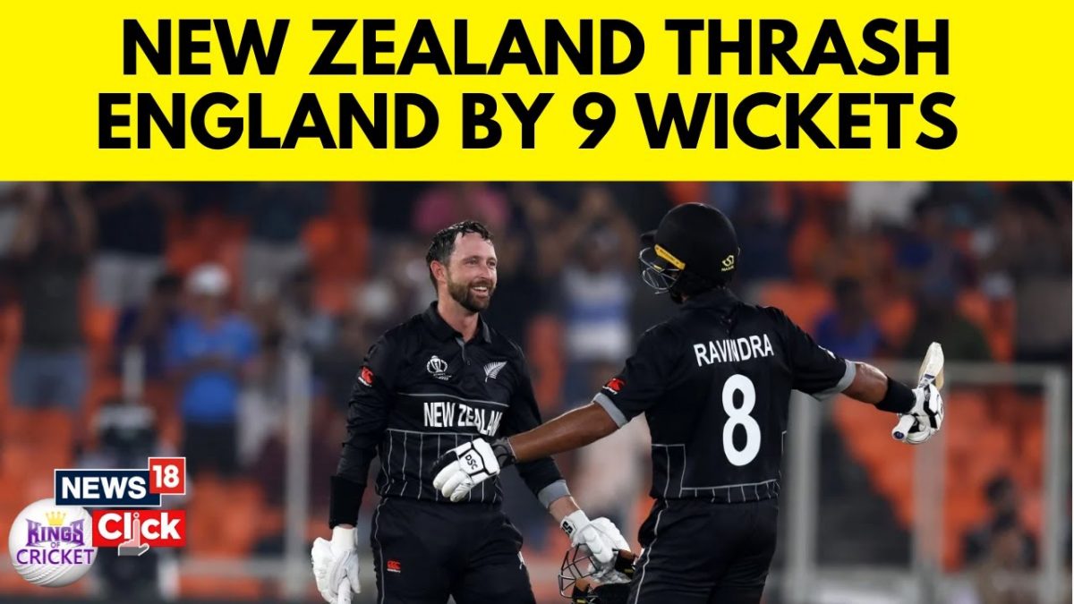ENG Vs NZ ODI World Cup 2023 Highlights | New Zealand beat England by 9 ...
