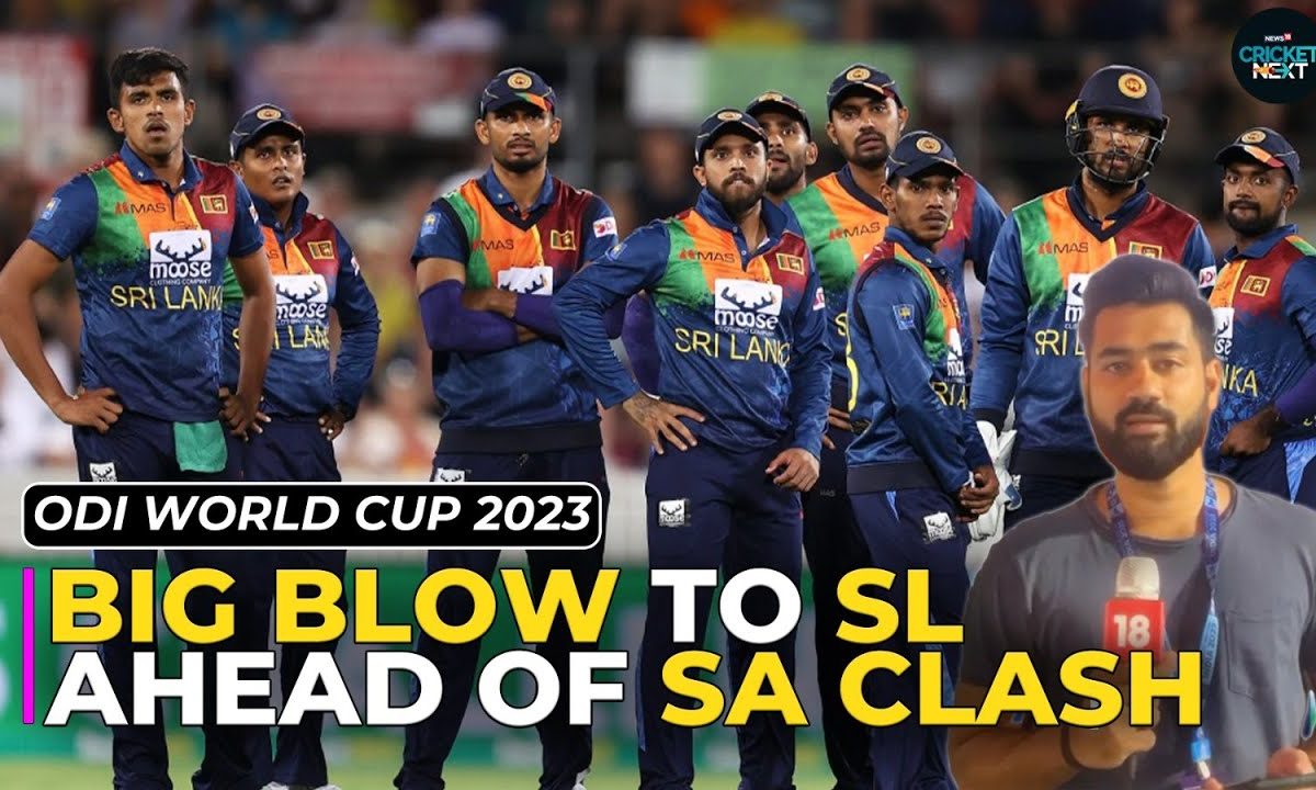 Sri Lanka got a Big Blow Before the Match, This player was out of the