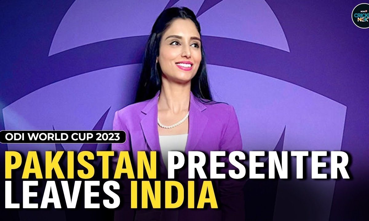 Pakistan Sports Presenter Zainab Abbas Leaves India World Cup 2023 Cricket News News18