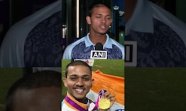 Yashasvi Jaiswal on Winning Gold Medal in Asian Games 2023 | CricketNext | #shorts