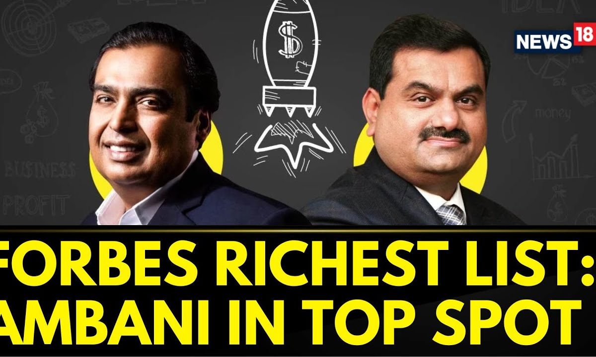 Forbes India Richest List 2023: Mukesh Ambani Reclaims Top Spot With ...