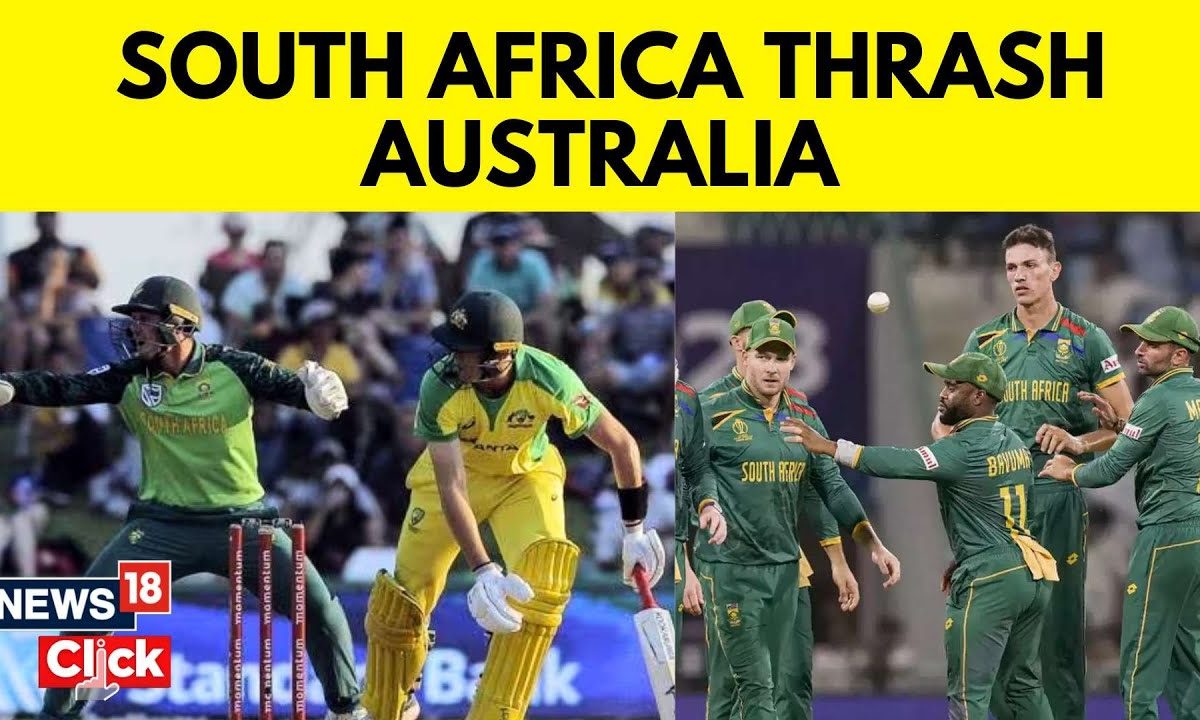 Australia Vs South Africa 2023 South Africa Defeats Australia By 134