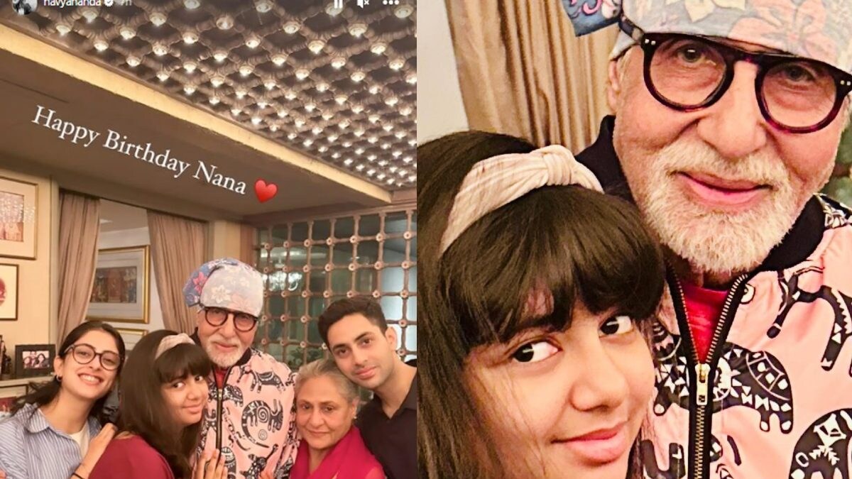 Aishwarya Rai REMOVES Jaya Bachchan, Navya from Amitabh Bachchan's Pic With Aaradhya, Fans React - Vimarsana News