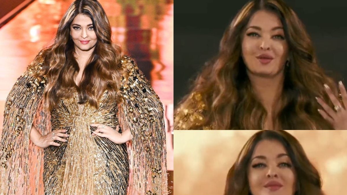 Aishwarya Rai dazzles in golden gown at Paris Fashion Week, poses with  Kendall Jenner-Telangana Today