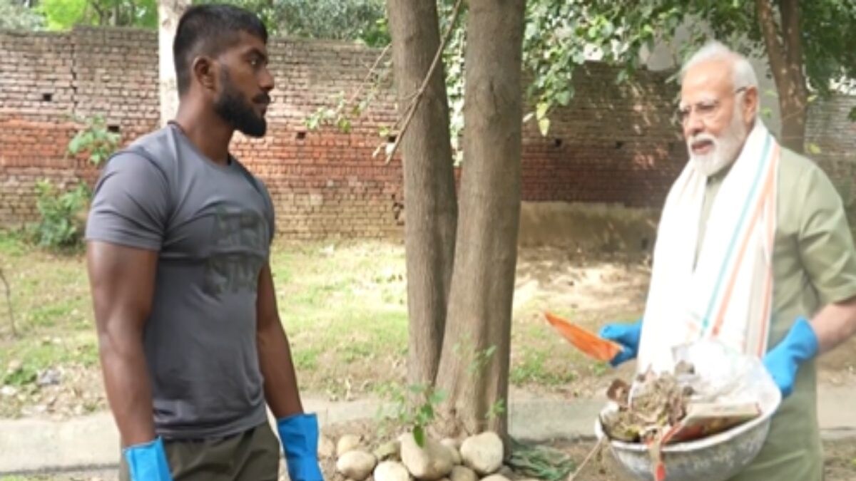 'I Should Sleep More...': PM As He Joins Swachhata Drive With 'Ram Ram Sareya Ne' Fame Ankit Baiyanpuriya - Vimarsana News