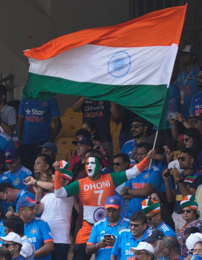 IND vs AUS, ICC Cricket World Cup 2023: Indian Fans Paint the Chepauk ...