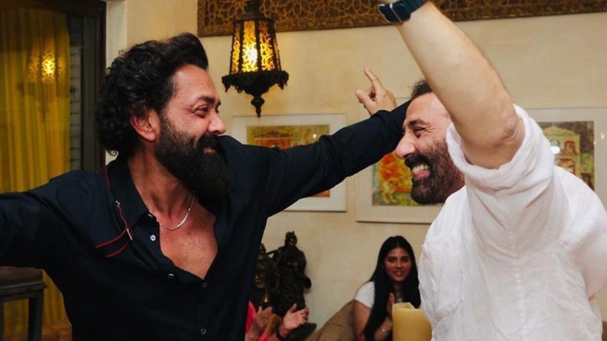 Bobby Deol Performs Bhangra With 'Bhaiya' Sunny Deol, Sends Birthday Wishes To Gadar 2 Star | Photos - Vimarsana News