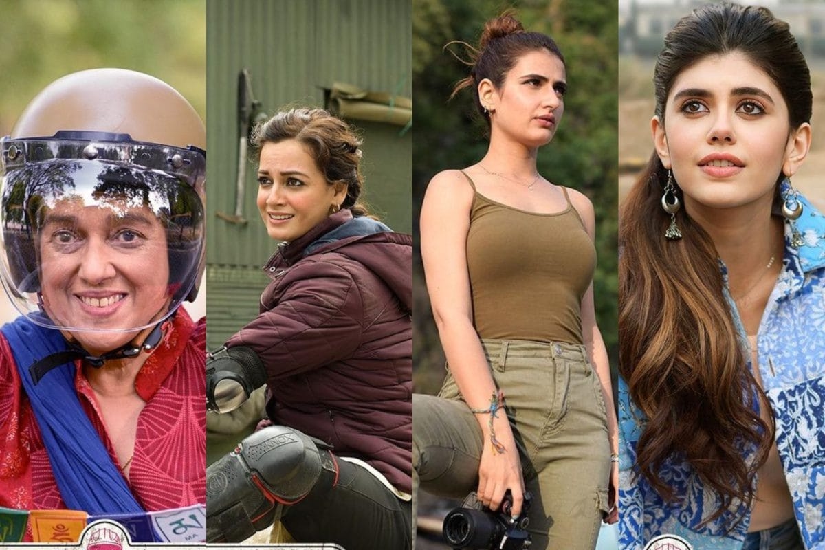 (From Left) Ratna Pathak Shah, Dia Mirza, Fatima Sana Shaikh and Sanjana Sanghi will inspire you to take a road trip to the Himalayas. (Photos: Instagram)