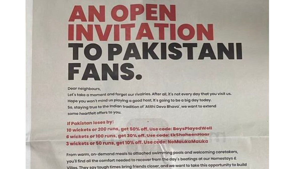 Make my trip releases controversial ad offering discounts if pakistan