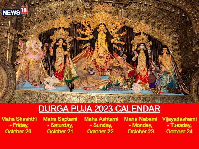 Durga Puja 2023: Deities of Lakshmi, Ganesha, Saraswati, and Karthik are also worshipped along with Goddess Durga. (Image: Shutterstock)