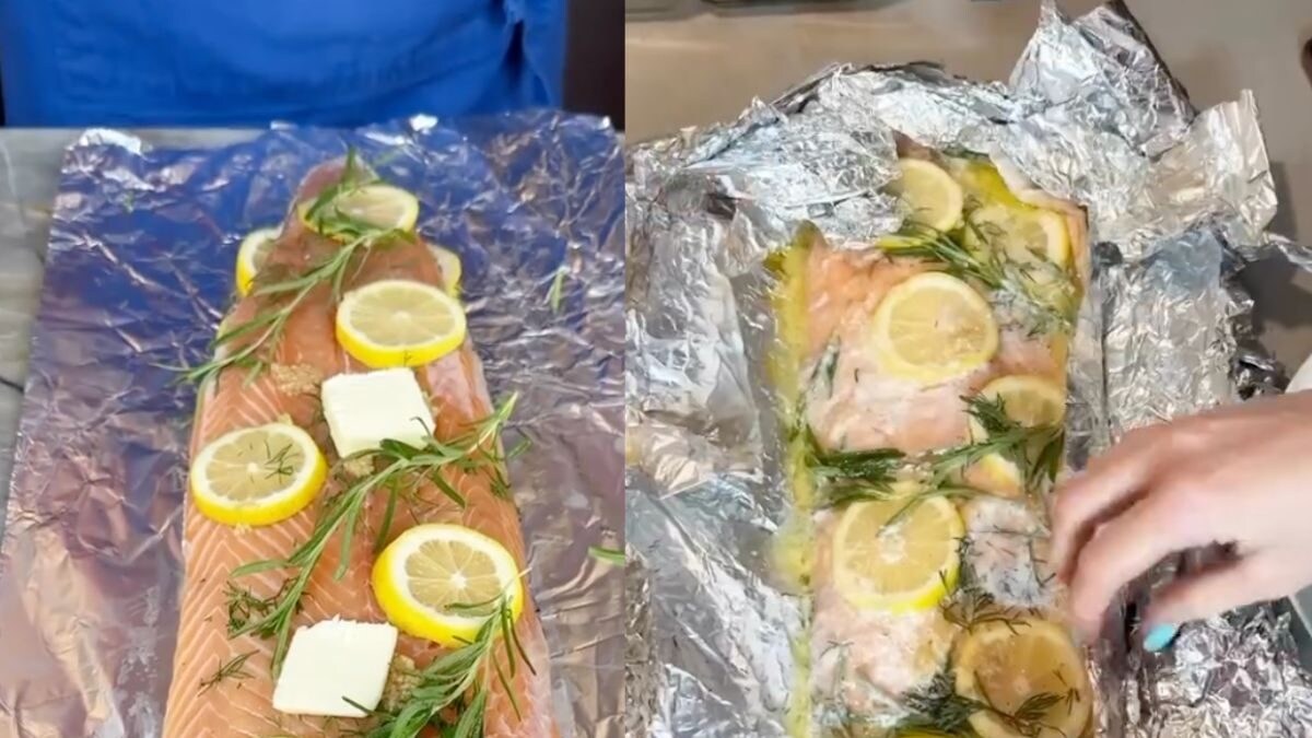 Viral Video Woman Cooks Salmon Fish in Dishwasher, Foodies Call it a
