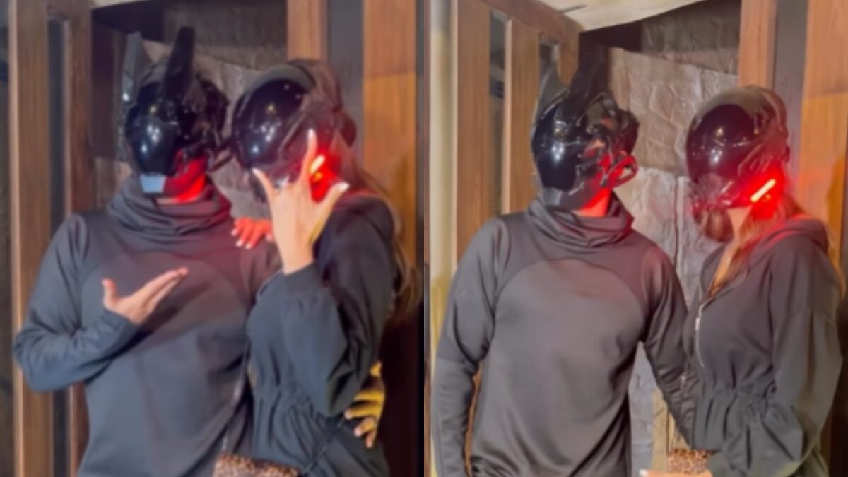 Shilpa Shetty Brutally Trolled For Wearing Mask Like Raj Kundra, Internet Calls It 'Cringe'; WATCH - Vimarsana News