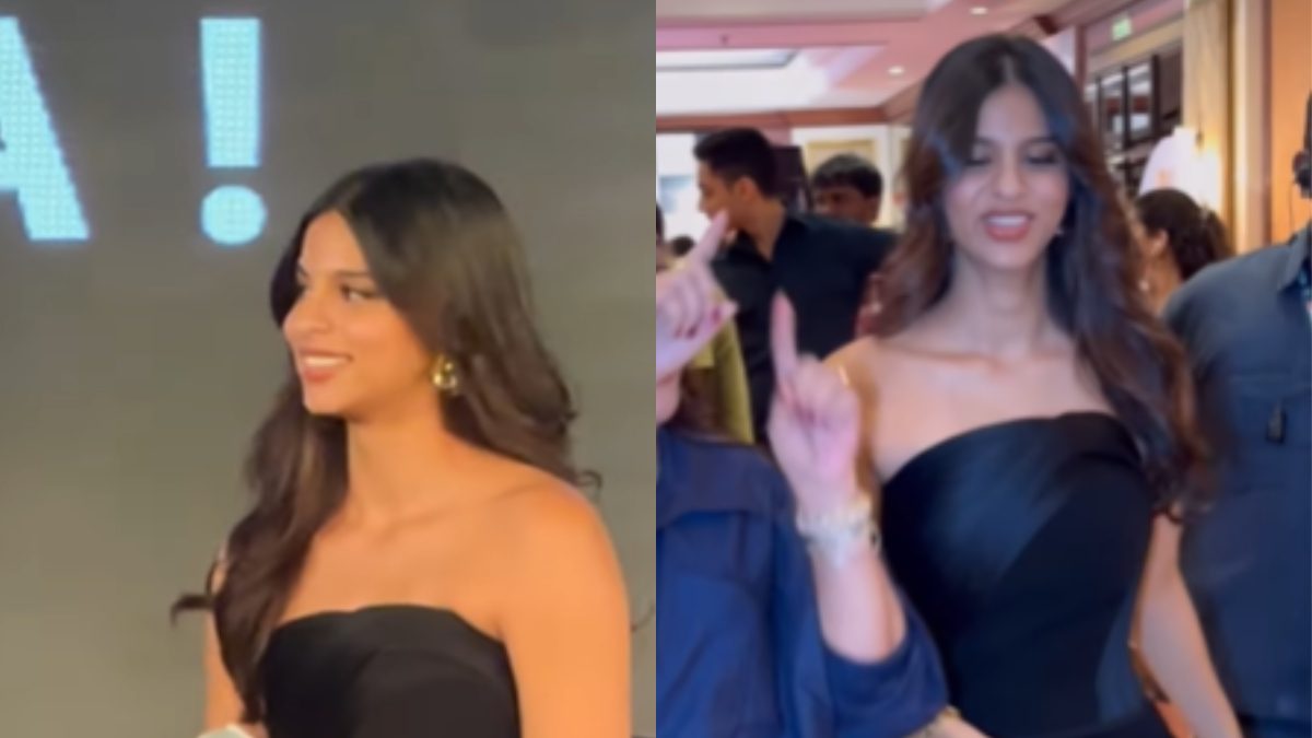 Suhana Khan Makes A Bold Statement In A Sexy Black Co-ord Set At The  Archies Event, Watch - News18