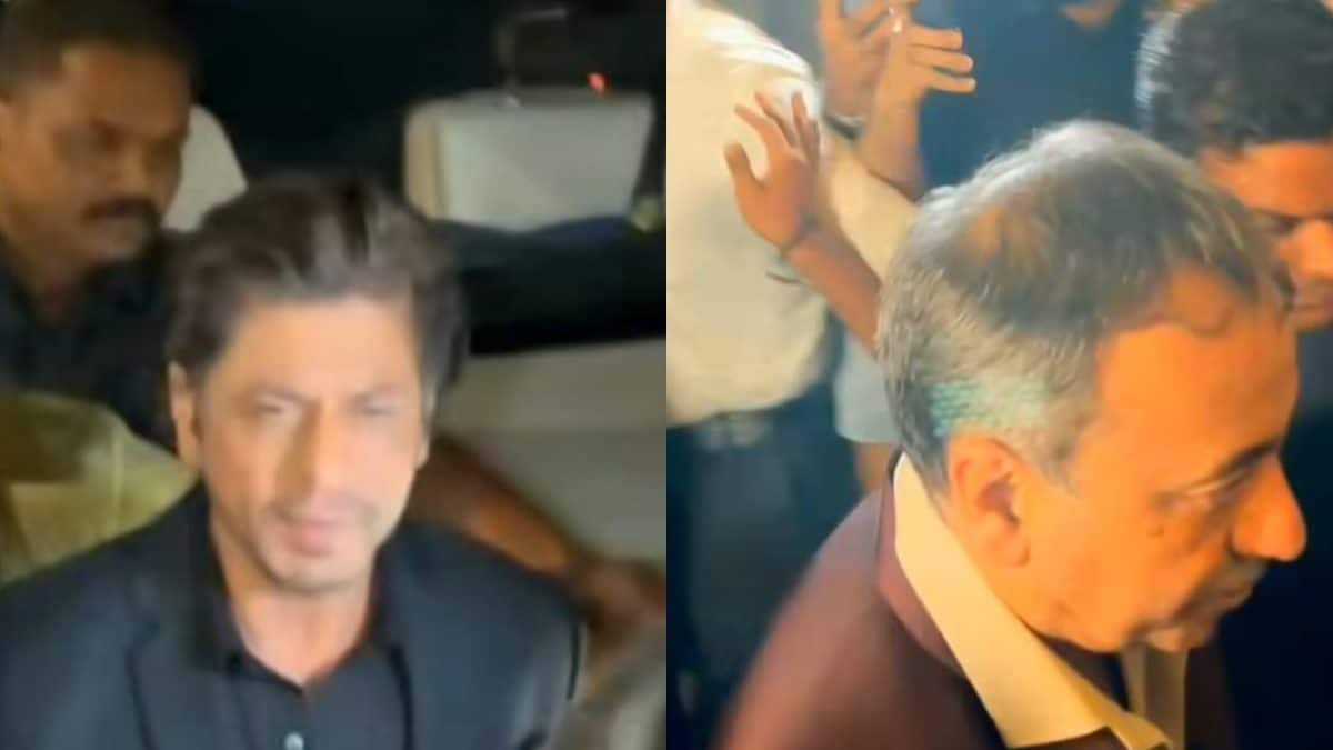 Dunki Duo Shah Rukh Khan And Rajkumar Hirani Arrive Together For A Bash, Sends Internet Into A Tizzy; Watch