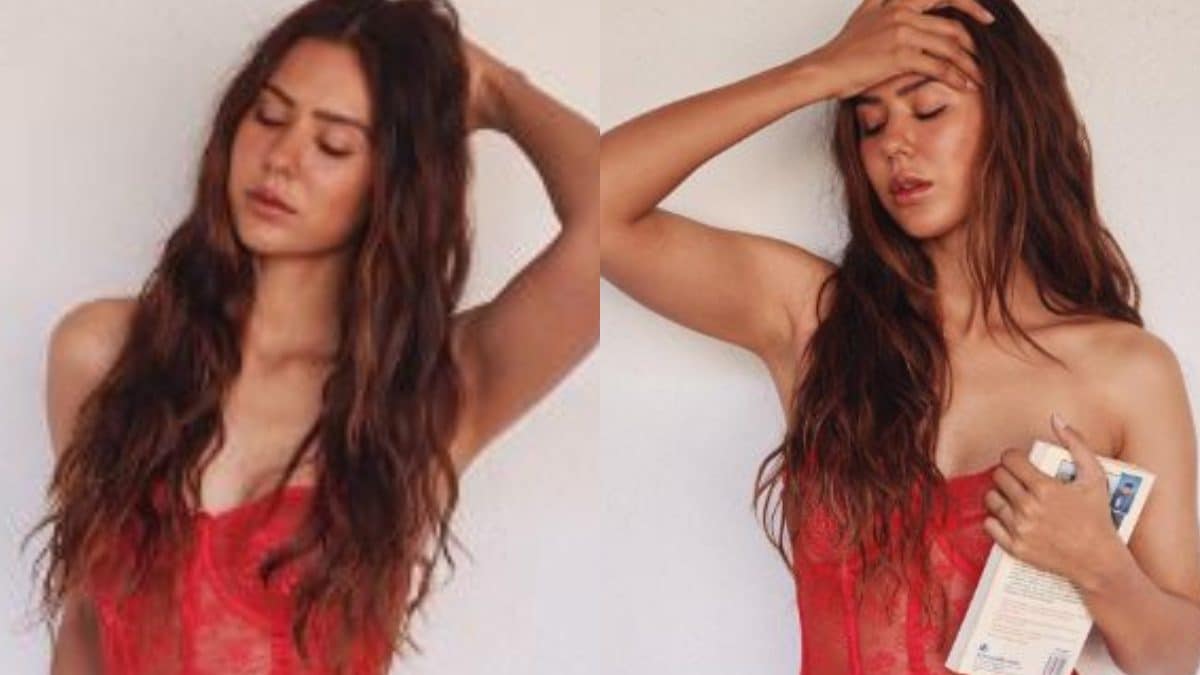 Sexy! Sonam Bajwa Stuns In A Red Lingerie-Inspired Corset In Her Latest Post; Hot Photos Go Viral