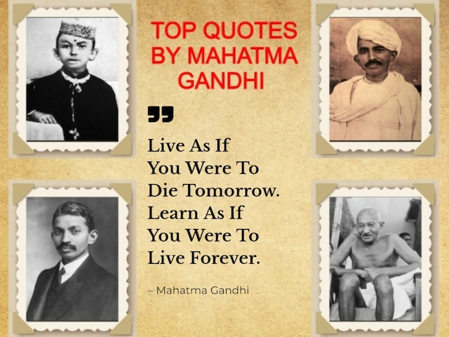 Gandhi Jayanti 2023: Mahatma Gandhi's words are full of wisdom and inspiration, and they can help us to live better lives. (Image: Getty Images/Shutterstock)
