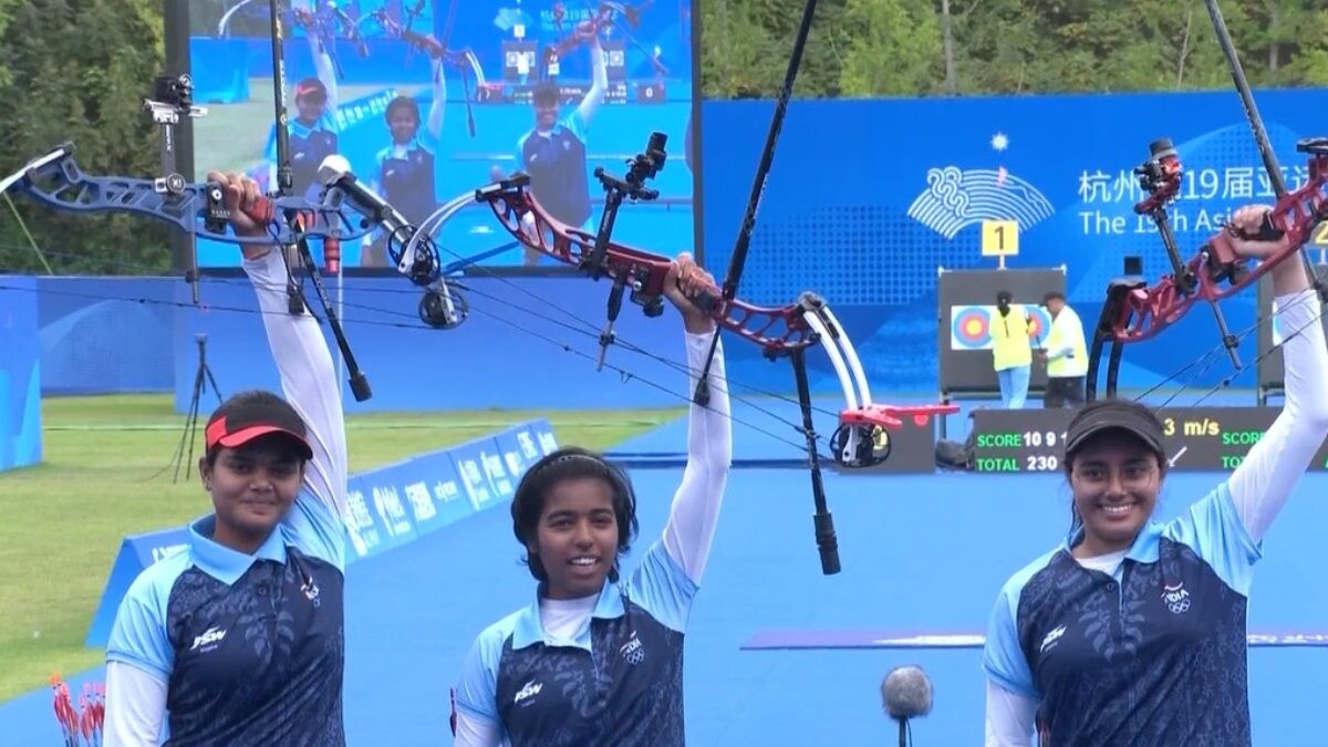 Asian Games: Indian Women’s Compound Team Secures Gold Medal After Perfect Final End – News18