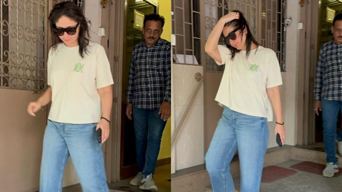 Kareena Kapoor Khan Amps Up Her Casual Style With White Tee And Blue Denims, Papped In The City; Watch - Vimarsana News