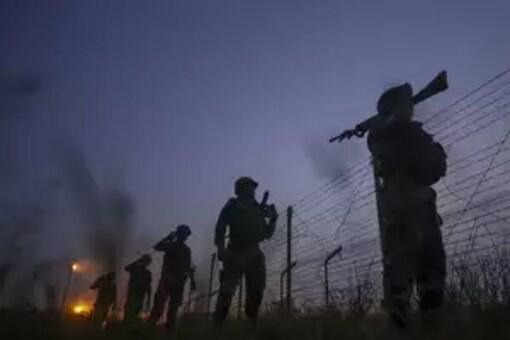 20 POK Residents Cross over IB, Run back after BSF fires Warning Shots