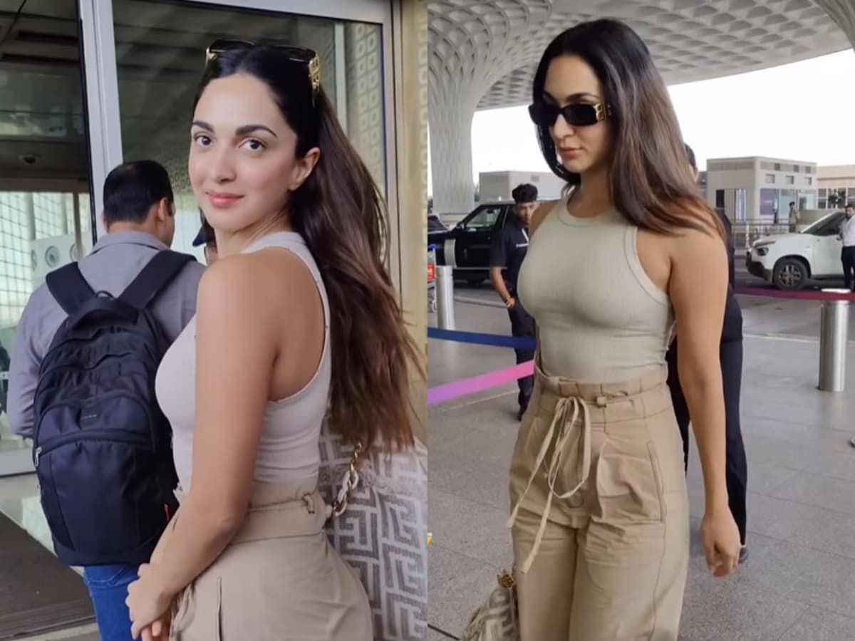Kiara Advani Amps Up Her Airport Look In Brown Outfit, Fans Shower Love;  Watch - News18