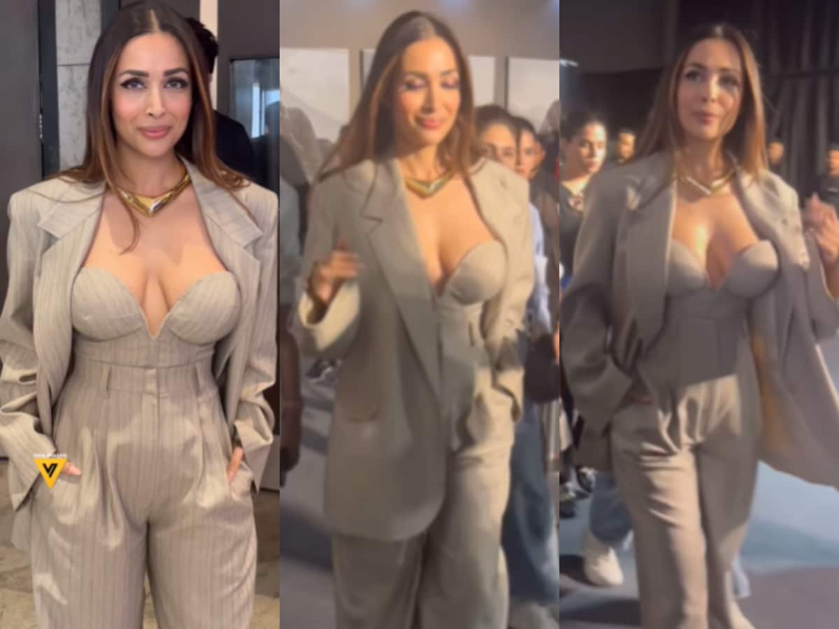 Sexy! Malaika Arora Flaunts Ample Cleavage in Bold Power Suit, Hot Video  Goes Viral - News18