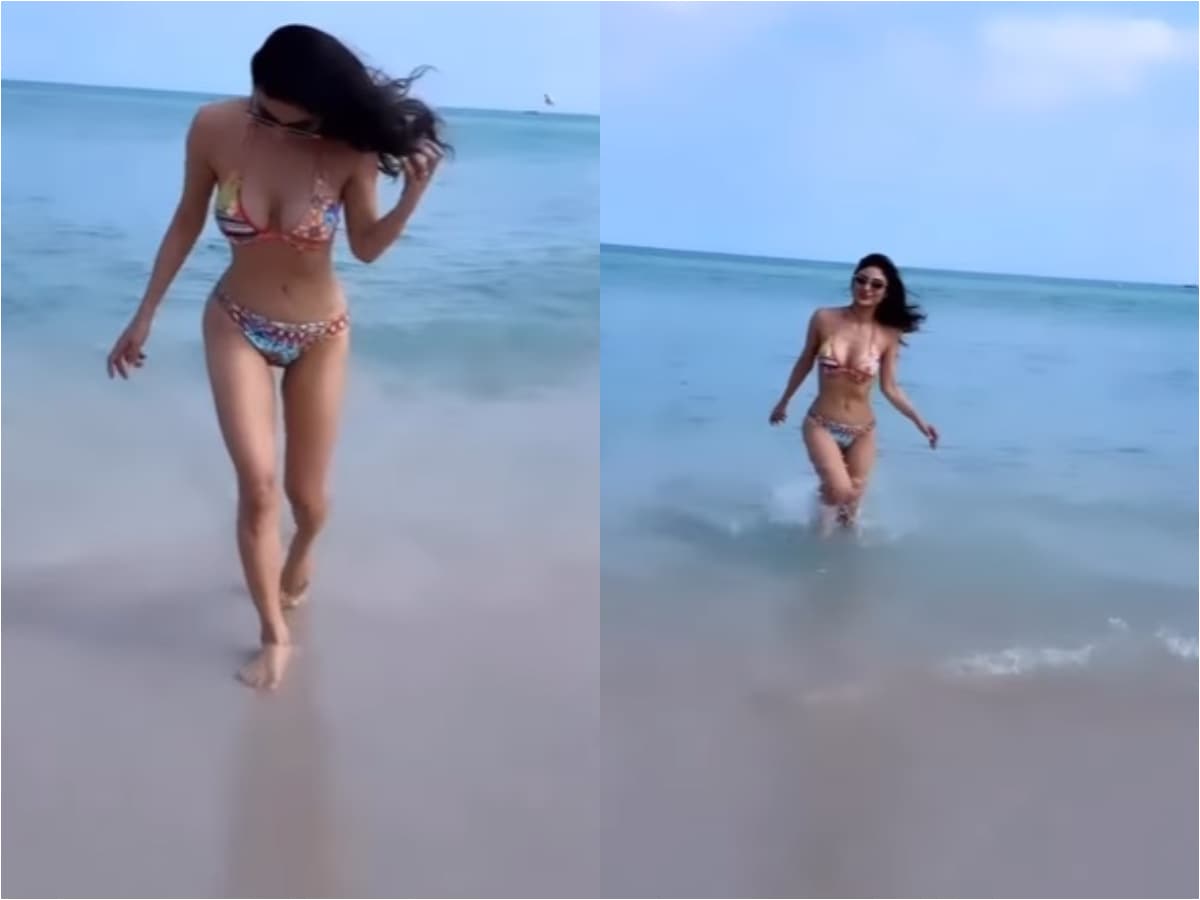 Sexy! Mouni Roy Beats The Heat In Aztec Print Bikini Set; Video From Miami  Vacay Goes Viral - News18