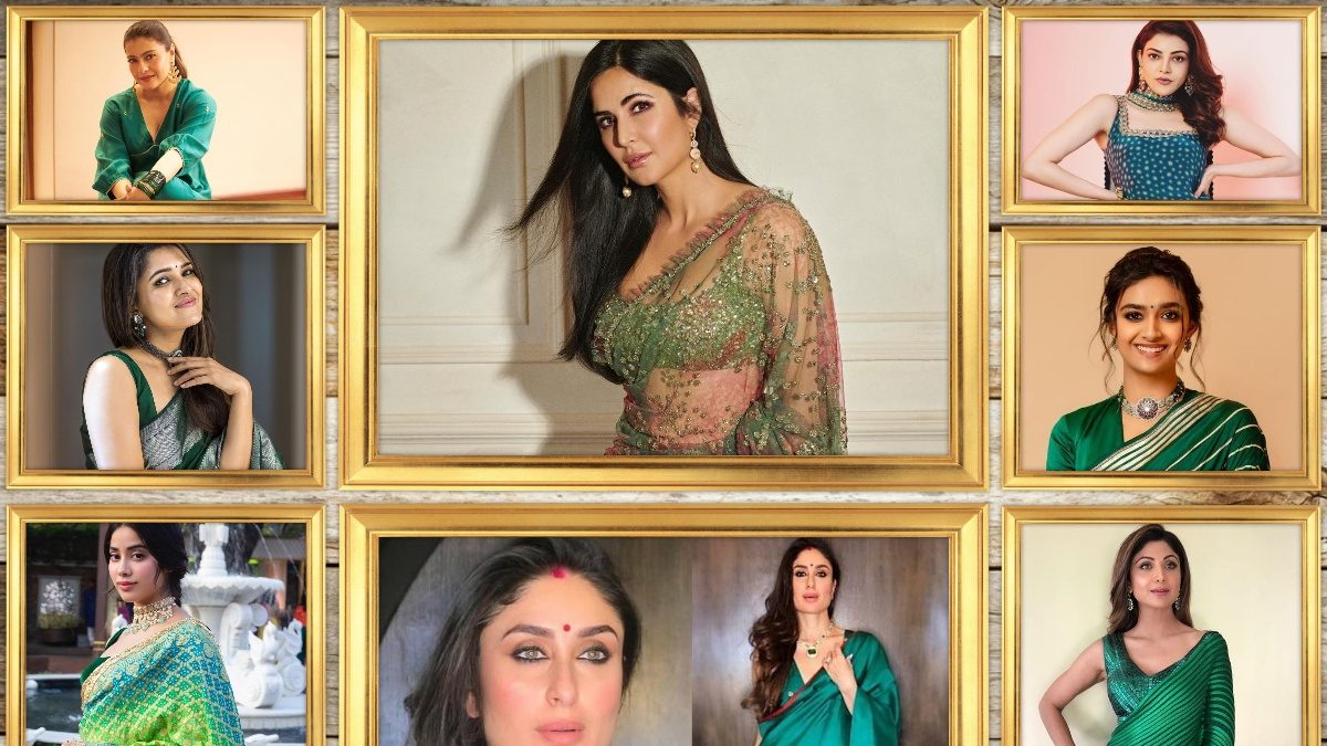 Navratri 2023 Day 9 Colour: Celebrate Maha Navami in Style With These Peacock Green Outfit Ideas Inspired by Celebrities - Vimarsana News