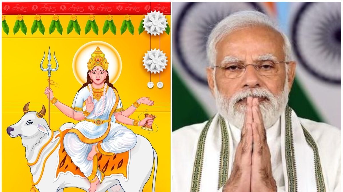 PM Narendra Modi Extends Greetings on Durga Puja, Shares Stuti of Maa Mahagauri on Navratri Day 8 – News18