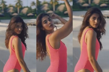 Sexy! Pooja Hegde Sizzles In A Pink Monokini During Maldives Vacay, Fans  Call Her 'Hot'; Watch - News18
