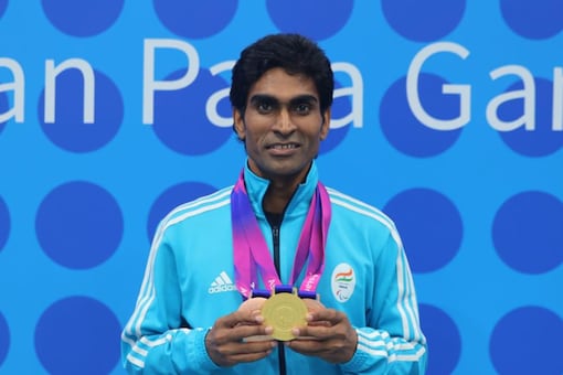Pramod Bhagat won gold medal at the Asian Para Games