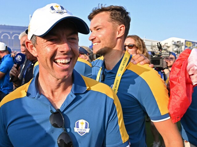 Rory Mcilroy Finishes As Top Scorer As Team Europe Clinch Ryder Cup Victory News18 