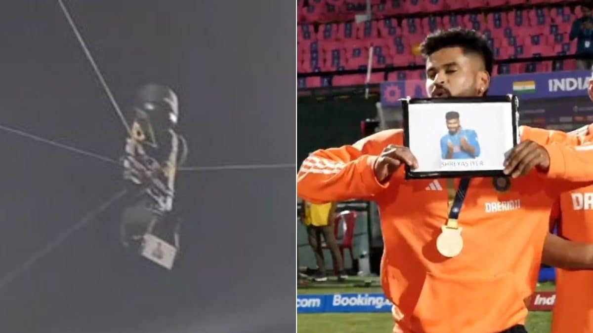 WATCH: How Fielding Coach Dilip Used Spider Cam to Announce Shreyas Iyer the Winner of ‘Best Fielder Medal’ – News18