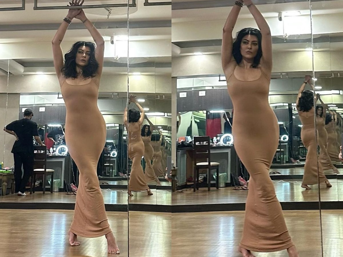 Sexy! Sushmita Sen Flaunts Her Curves In A Nude Bodycon Dress; See Hot  Photos - News18