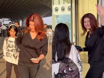 Twinkle Khanna spotted with daughter Nitara 