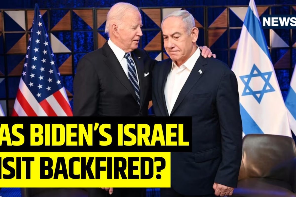 Biden wraps up visit to wartime Israel with a warning against being ...