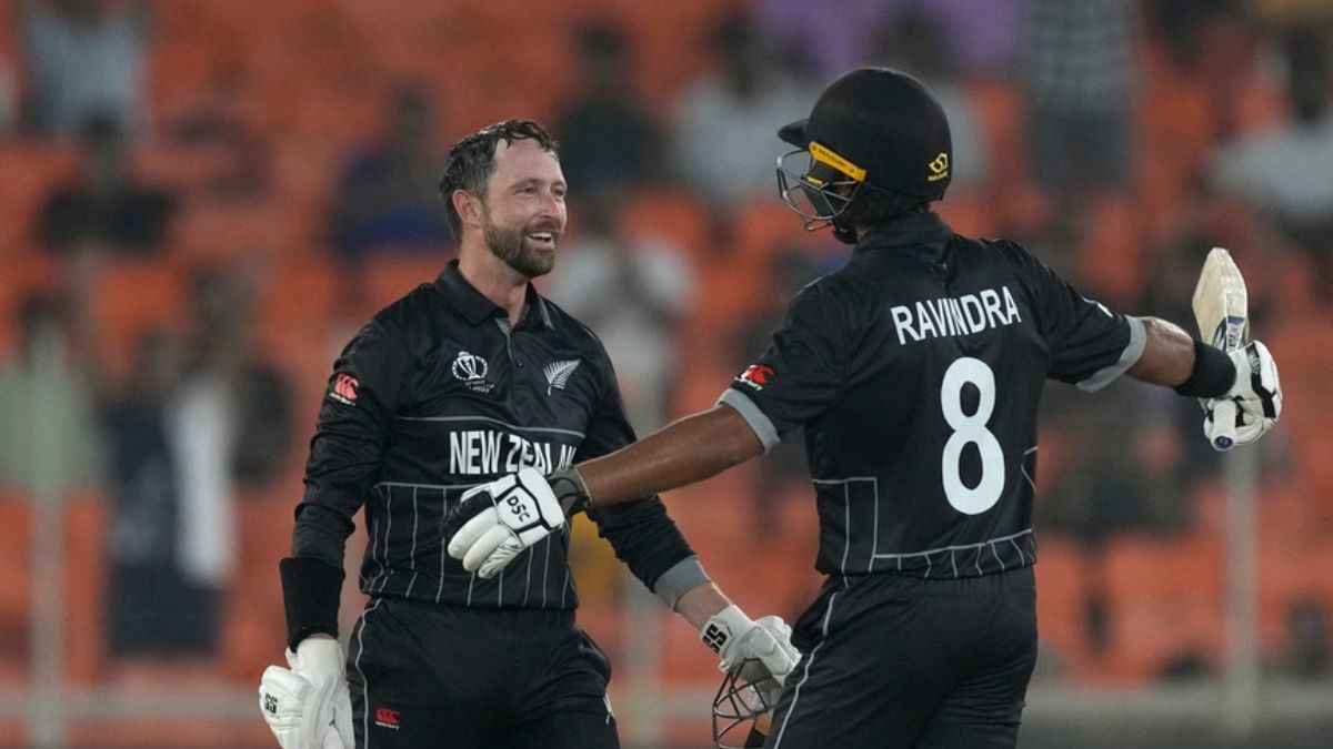 Eng Vs Nz Odi World Cup Conway Ravindra Unbeaten Hundreds Spur New Zealand To Wicket