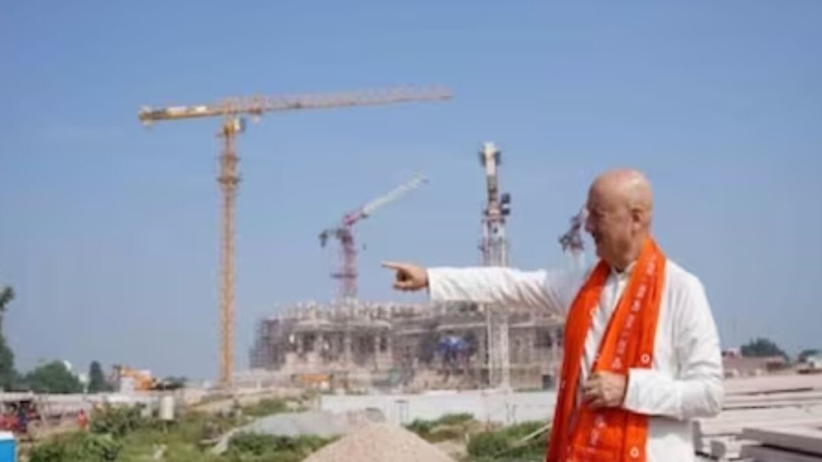 'Will Definitely Come For Inauguration': Anupam Kher After His Ram Mandir Site Visit - Vimarsana News