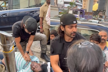 Gurmeet Choudhary Gives CPR To Man Who Collapsed On Mumbai Streets, Fans  Call Him 'Real Hero' - News18