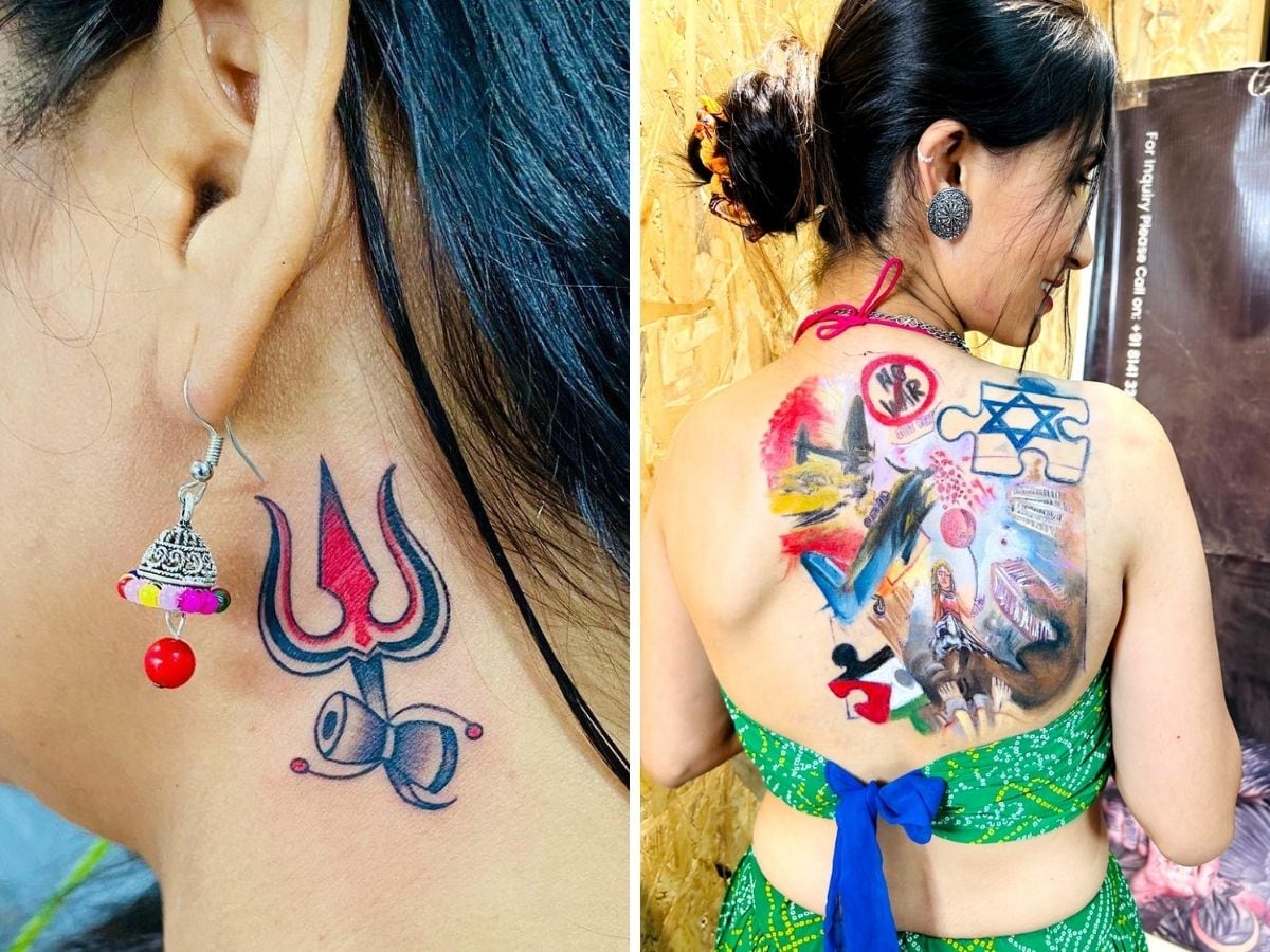 Jades : Navratri Theme Tattoos Sticker (Set-J) : Amazon.in: Beauty