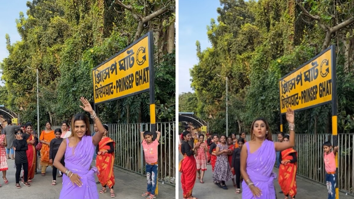 Saree-Clad Woman’s Dance At Railway Station Fails To Impress Internet – News18