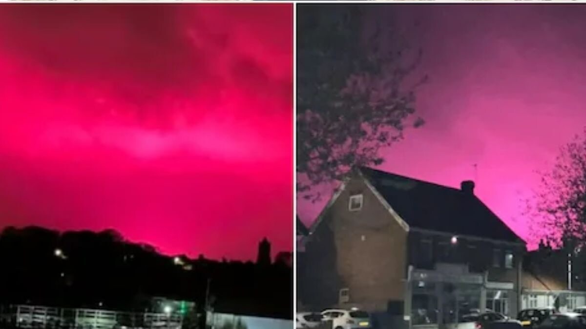 Eerie Pink Sky In UK Sparks Doomsday Theories But The Reason Will Baffle You - Vimarsana News