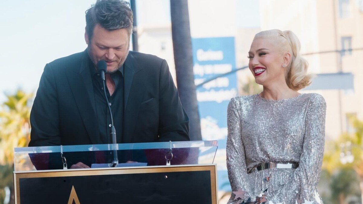 Gwen Stefani Moved To Tears With Husband Blake Shelton's Walk To Fame ...