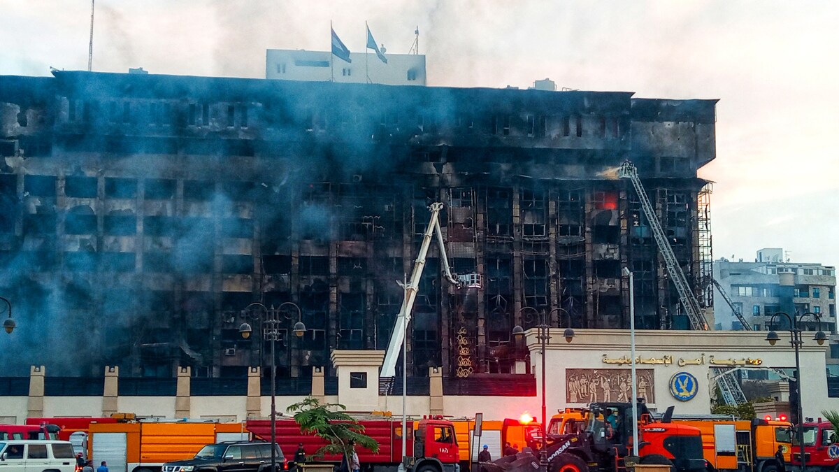 Egypt Police Headquarters Fire: 38 Injured, Building Destroyed in Blaze - Vimarsana News